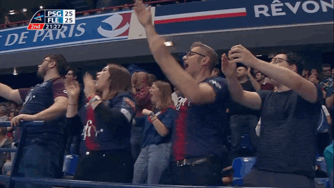 champions league sport GIF by Paris Saint-Germain Handball