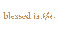 blessedisshe__ bible catholic bis blessed is she Sticker