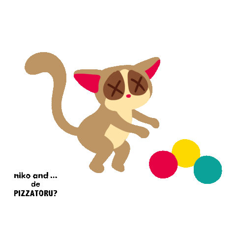 nikoand_official giphyupload bushbaby ニコアンド nikoand Sticker
