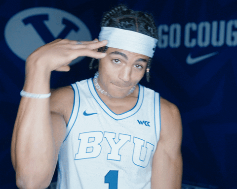 Byu Basketball Sport GIF by BYU Cougars