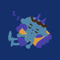 Sleepy Illustration GIF