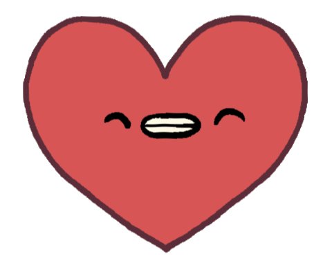 Heart Smile Sticker