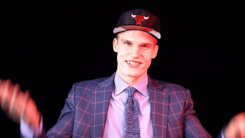 lets go bulls GIF by NBA