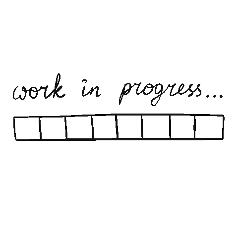 irinademirci giphyupload working coming soon wip Sticker