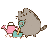 Digging Summer Time Sticker by Pusheen