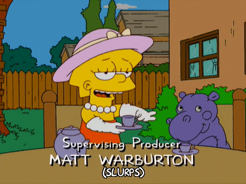 happy lisa simpson GIF