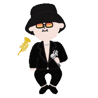 Happy Bruno Sticker