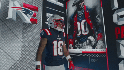 One Hand Football GIF by New England Patriots