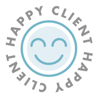 Happy Client Sticker by SUGARED + BRONZED