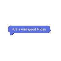 Good Friday Sticker by Squashed Robot