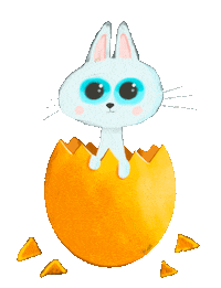 Easter Bunny Spring Sticker