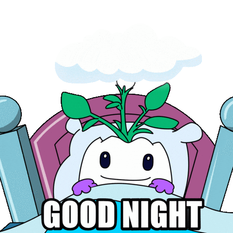 Tired Good Night Sticker by Magic Eden