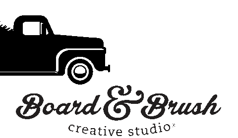 Christmas Tree Sticker by Board & Brush Creative Studio