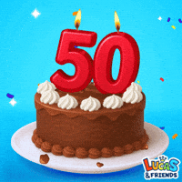 Happy Birthday GIF by Lucas and Friends by RV AppStudios