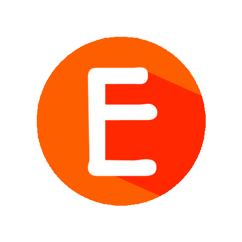 Orange Abc Sticker