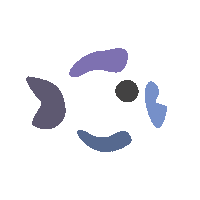 Water Fish Sticker by LuisasTierwelt