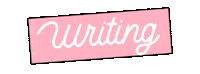 SchoolforWriters fun pink school working Sticker