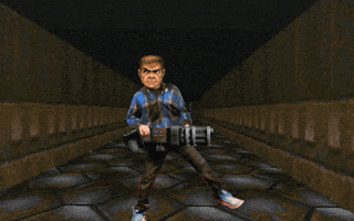 antonytnune 3d doom corridor antony GIF