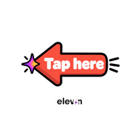 Swipe Up This Way Sticker by Elevon