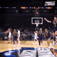 College Basketball Hug GIF by NCAA March Madness