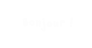 eleven_ideas french bonjour white word french word Sticker