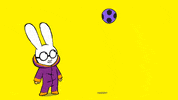 Playing Football GIF by Simon Super Rabbit