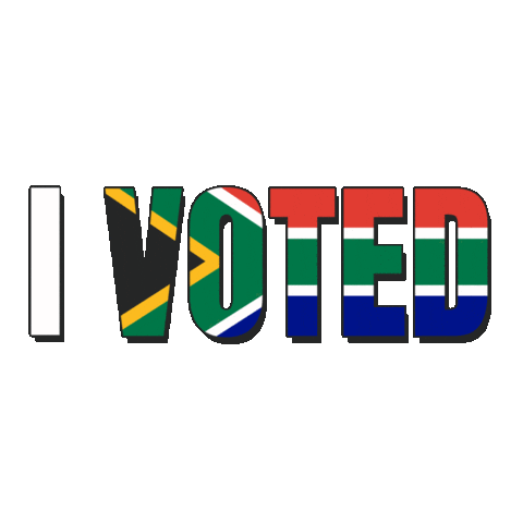 Voting South Africa Sticker by Ishmael Arias Pinto