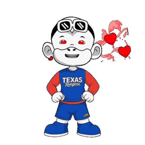 Texas Rangers Sticker by Zhot Shop