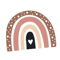 swook heart rainbow herz regenbogen Sticker