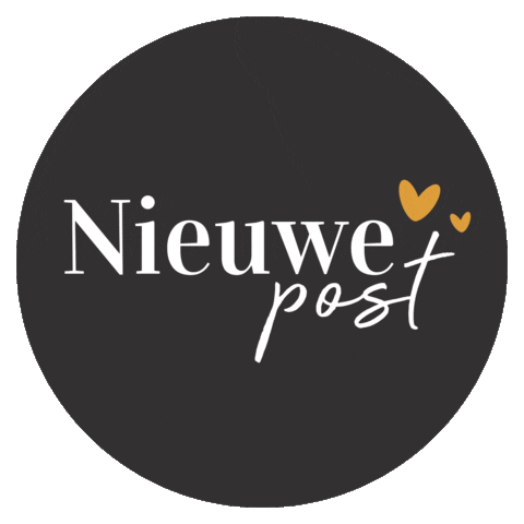 New Post Nieuw Sticker