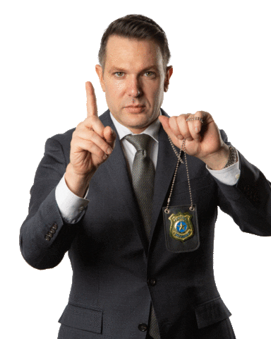 LawByMike law cop lawyer legal Sticker