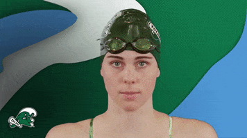 Tulane Swimming GIF by GreenWave