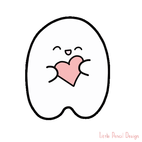 LittlePencilDesign giphyupload love heart valentines Sticker