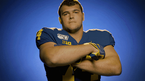 Go Blue College Football GIF by Michigan Athletics