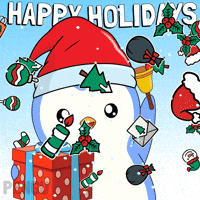 Merry Christmas GIF by Pudgy Penguins