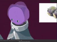 mooncatgames drawing digital art Sprout GIF