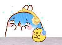 Scared Halloween Sticker by Molang
