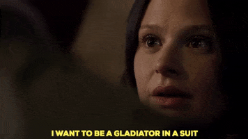 Katie Lowes Gladiators GIF by ABC Network