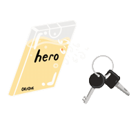 Hero Virus Sticker by Onecare Wellness