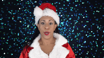 ComedianHollyLogan christmas merry christmas santa holidays GIF