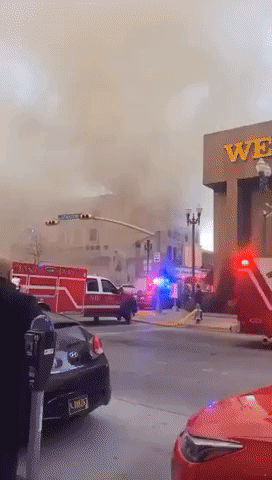 Large Fire Erupts at De Soto Hotel in El Paso, Texas