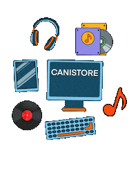 Canistore music mobile artist internet Sticker