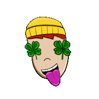 St Patricks Day Good Luck Sticker