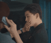 Shut Your Mouth Peach GIF