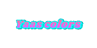 3D Text Sticker by YaasColors