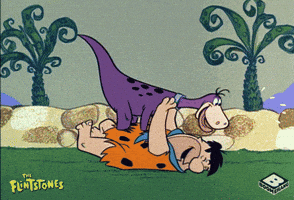 the flintstones love GIF