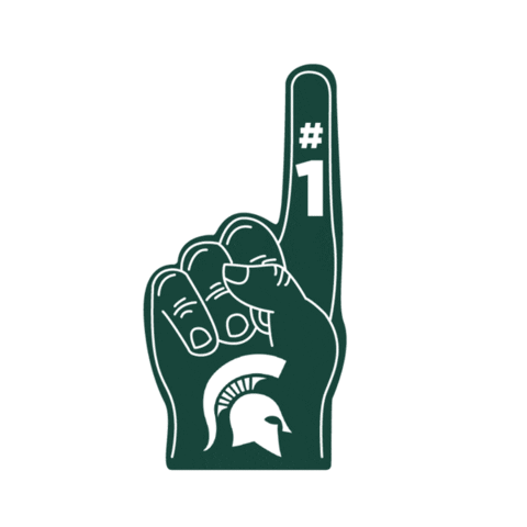 Spartans Will Go Green Sticker by Michigan State University