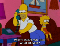 Talking Season 3 GIF by The Simpsons
