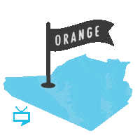 Orange County Map Sticker by HUDSY