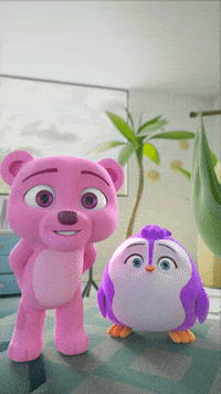 SqueakyAndRoy fun laugh laughing silly GIF